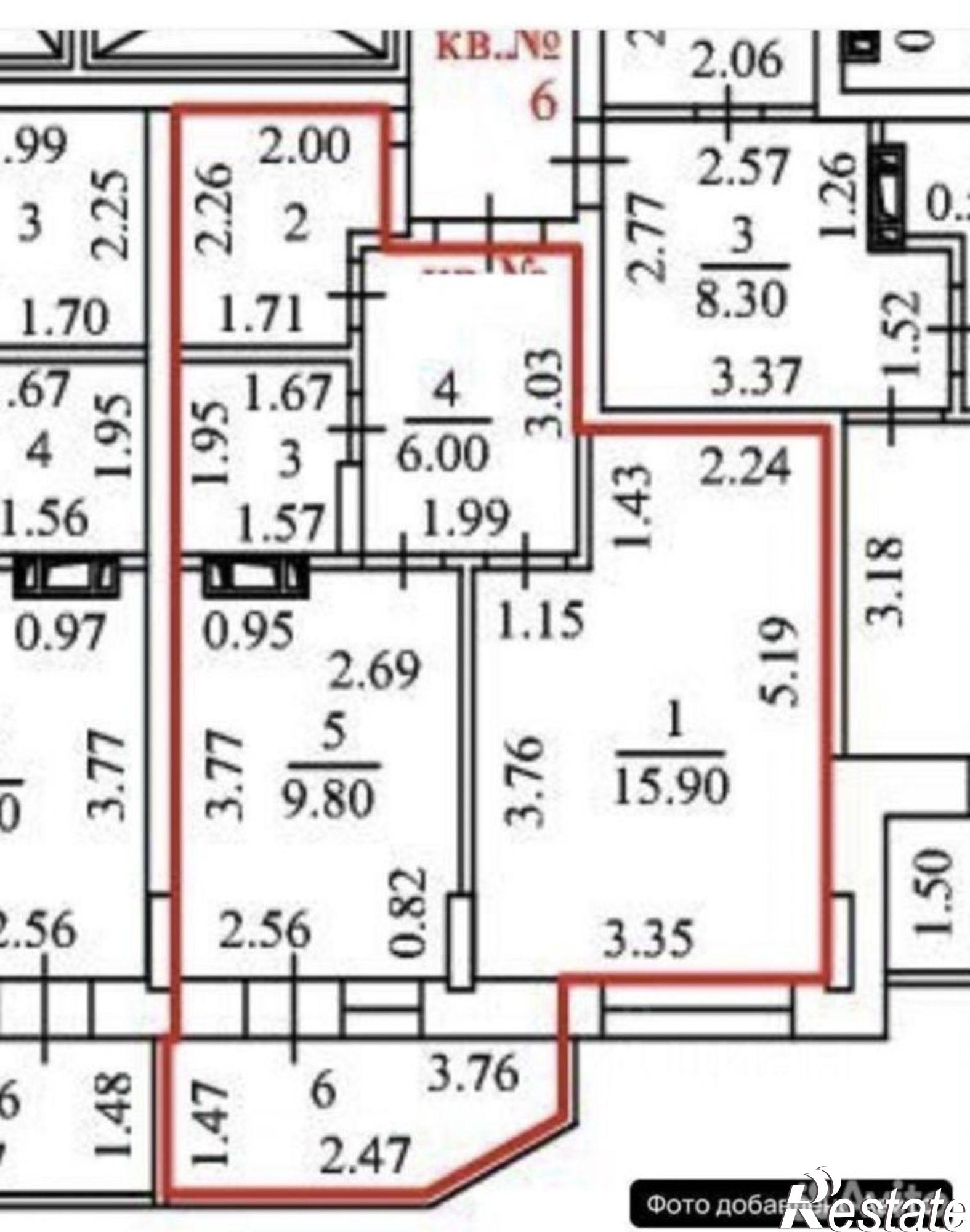 Купить квартиру за 5 390 000 рублей на Чебоксары