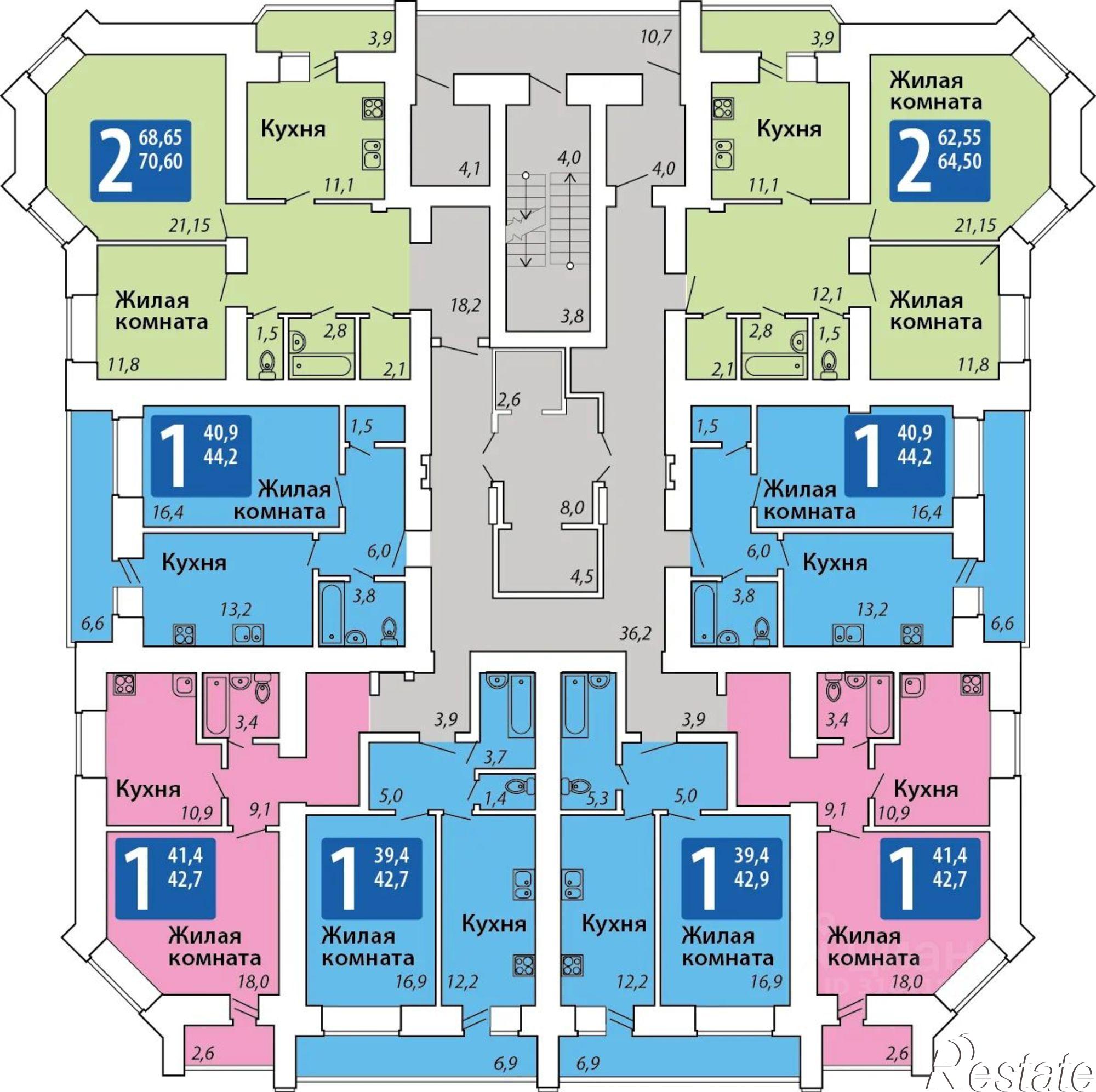 Купить квартиру за 3 845 000 рублей на Чебоксары
