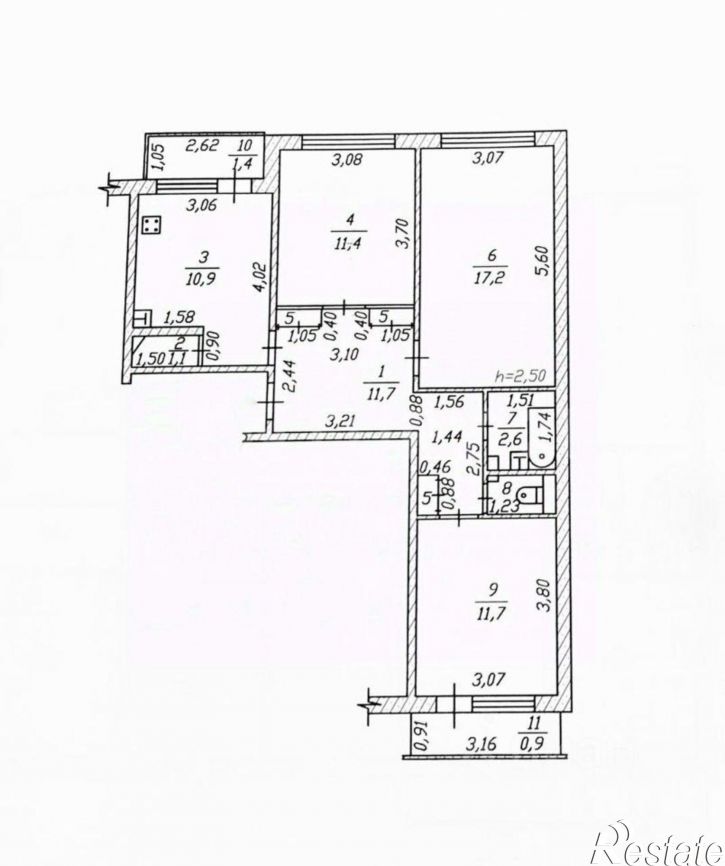 3-комн квартира Зелёная улица, 1,  д. 1