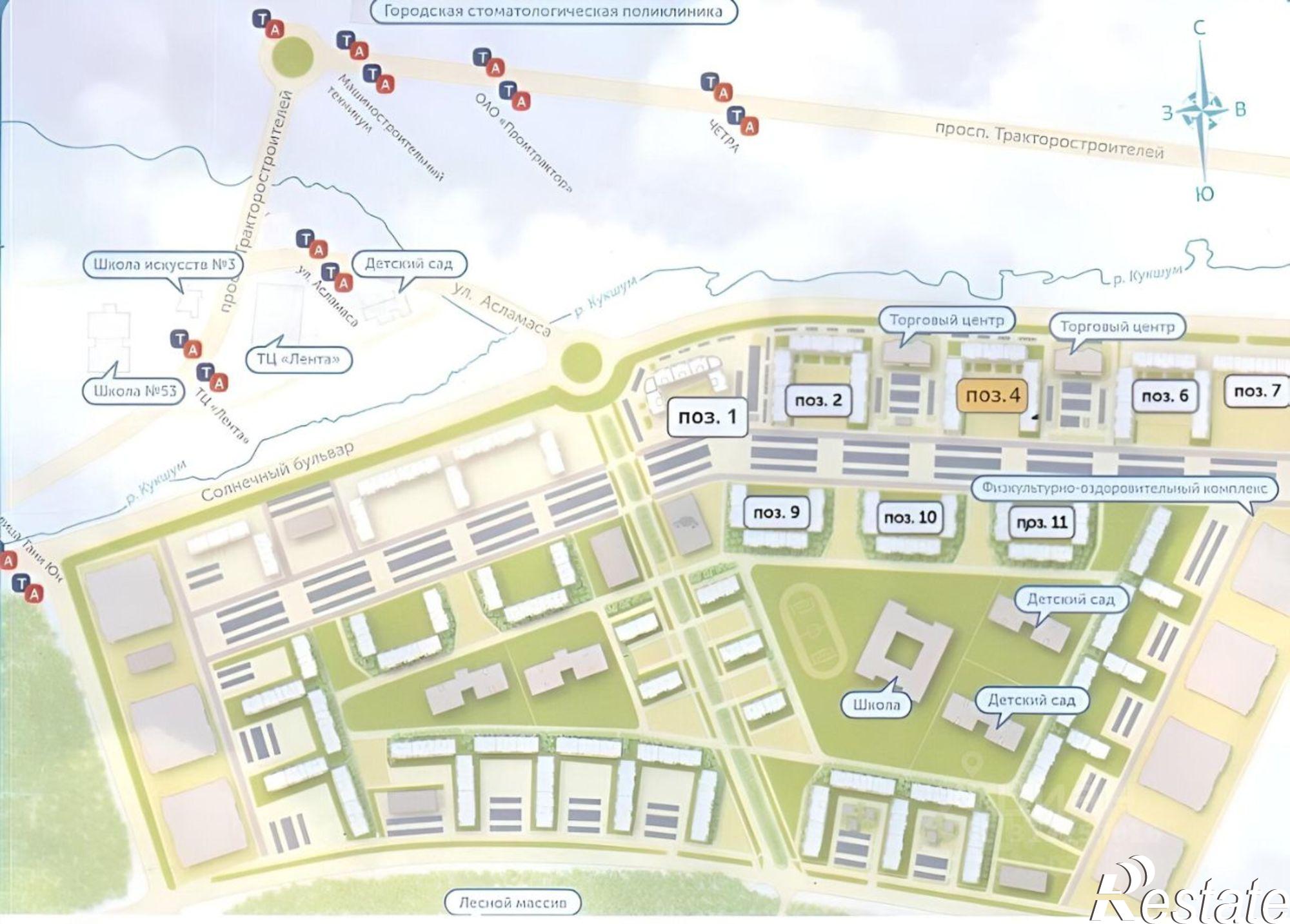 Купить квартиру за 5 500 000 рублей на Солнечный бульвар, 42