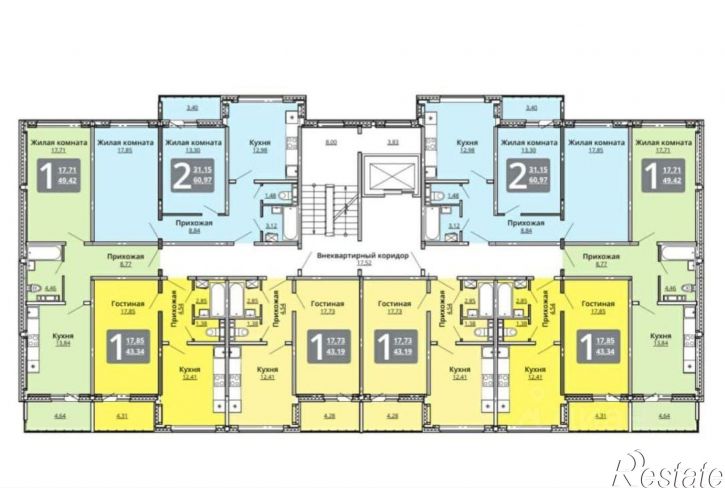 1-комн квартира Чебоксары