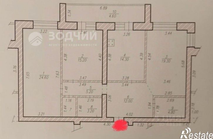 3-комн квартира Чебоксары г., Московский