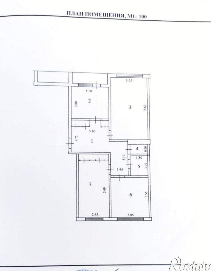 3-комн квартира улица Урицкого, 6,  д. 6
