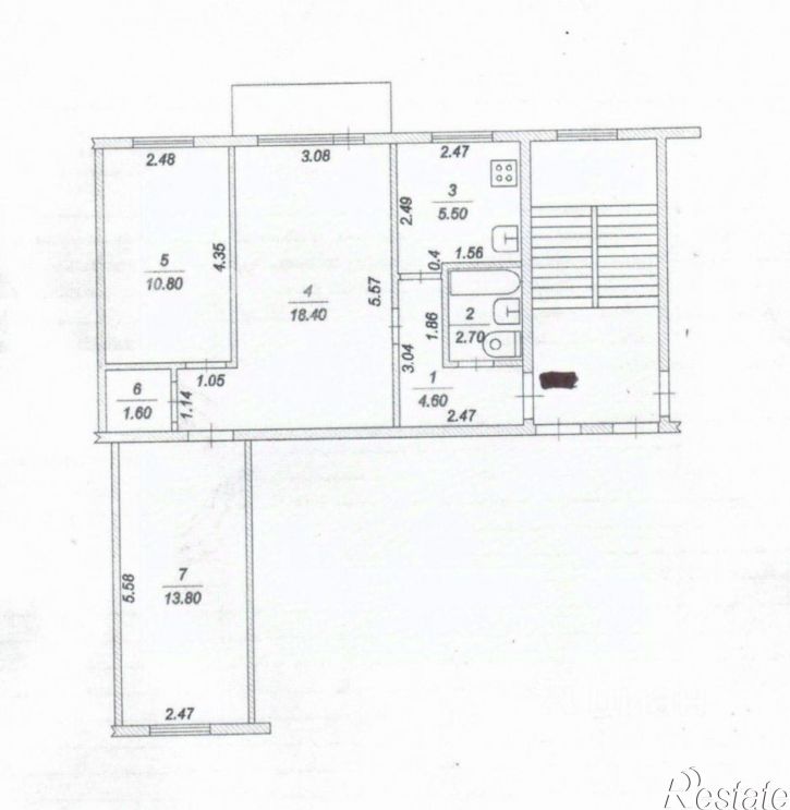 3-комн квартира ул Интернациональная, 12,  д. 12