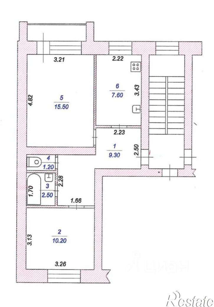 2-комн квартира Коммунальная улица, 17,  д. 17