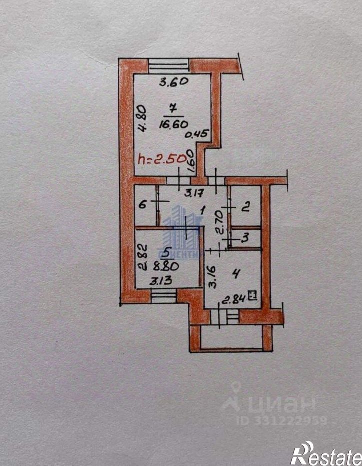 2-комн квартира Чебоксары