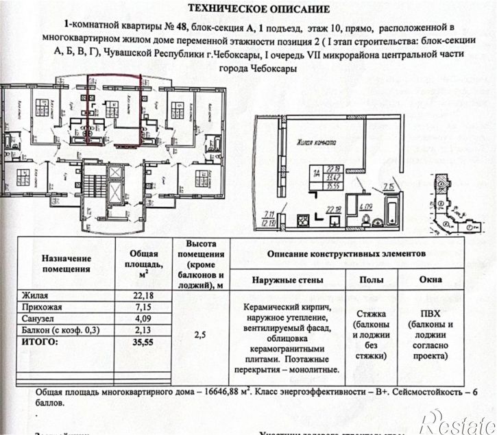 1-комн квартира Чебоксары