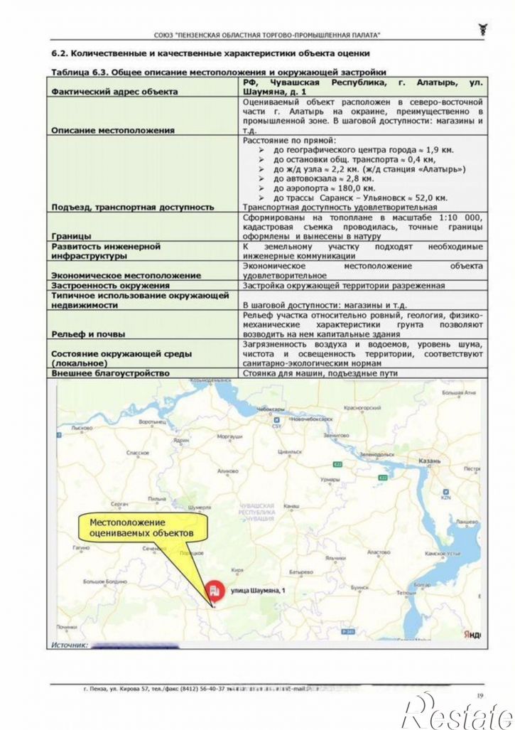 Производственное помещение Алатырь, улица Шаумяна, 1