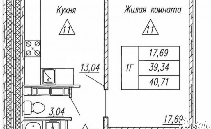 1-комн квартира Чувашская Республика &mdash; Чувашия, Чебоксары, Солнечный бульвар, 8к2