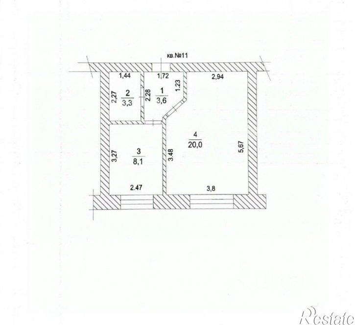 1-комн квартира мкр Кабалина, 1,  д. 1